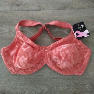 Pink Floral Bra New With Tags Size 38D